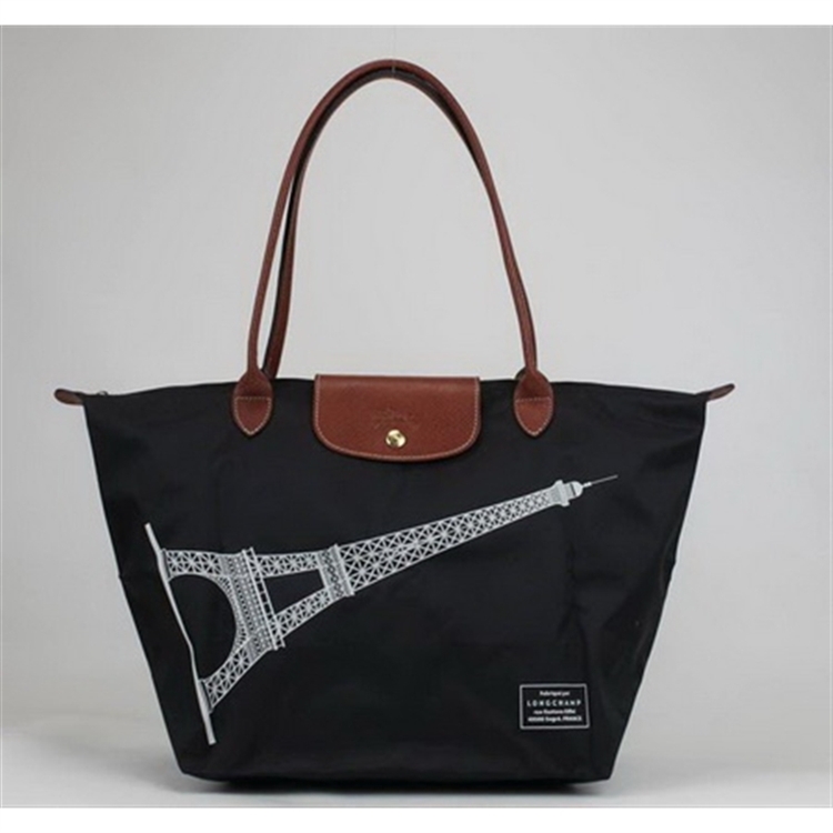 Longchamp Eiffel Tower Bags Black