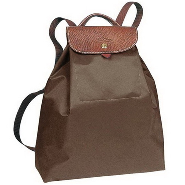 Longchamp Le Pliage Backpacks Bags Taupe - Click Image to Close