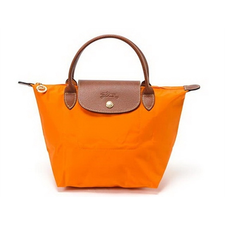 Longchamp Le Pliage Tote Bags Orange Outlet 2017