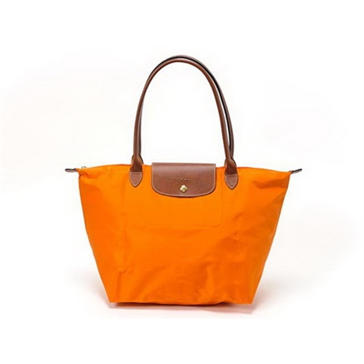 Longchamp Le Pliage Tote Bags Orange - Click Image to Close