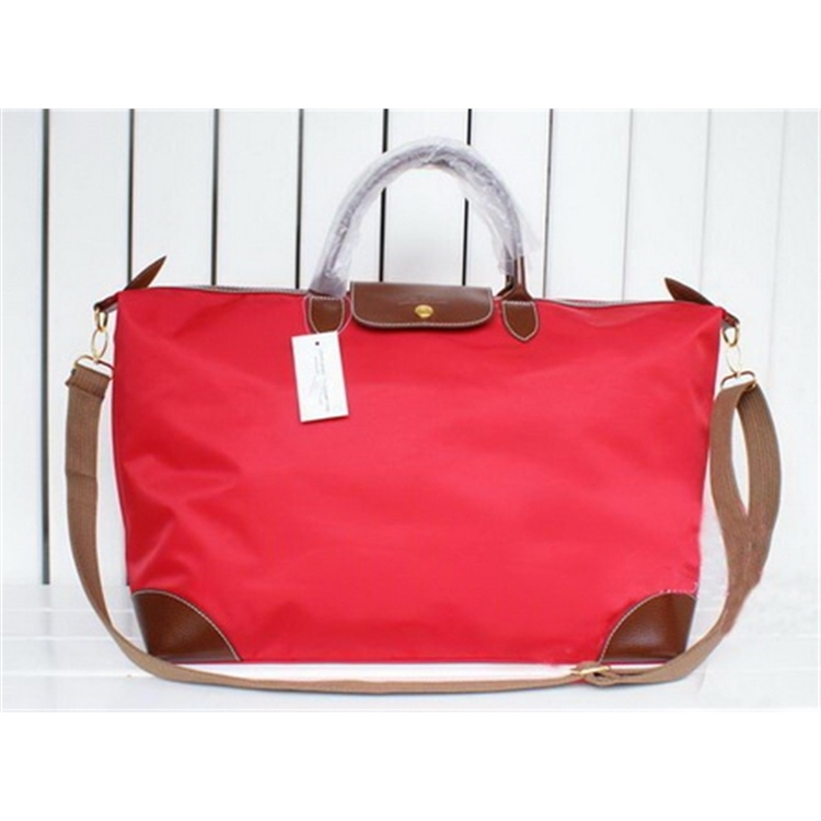 Longchamp Le Pliage Travel Bags Red